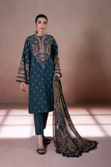 Sapphire U3E SG22V5 17 3 Piece Embroidered Cotton Suit Intermix Collection 2022 Online Shopping